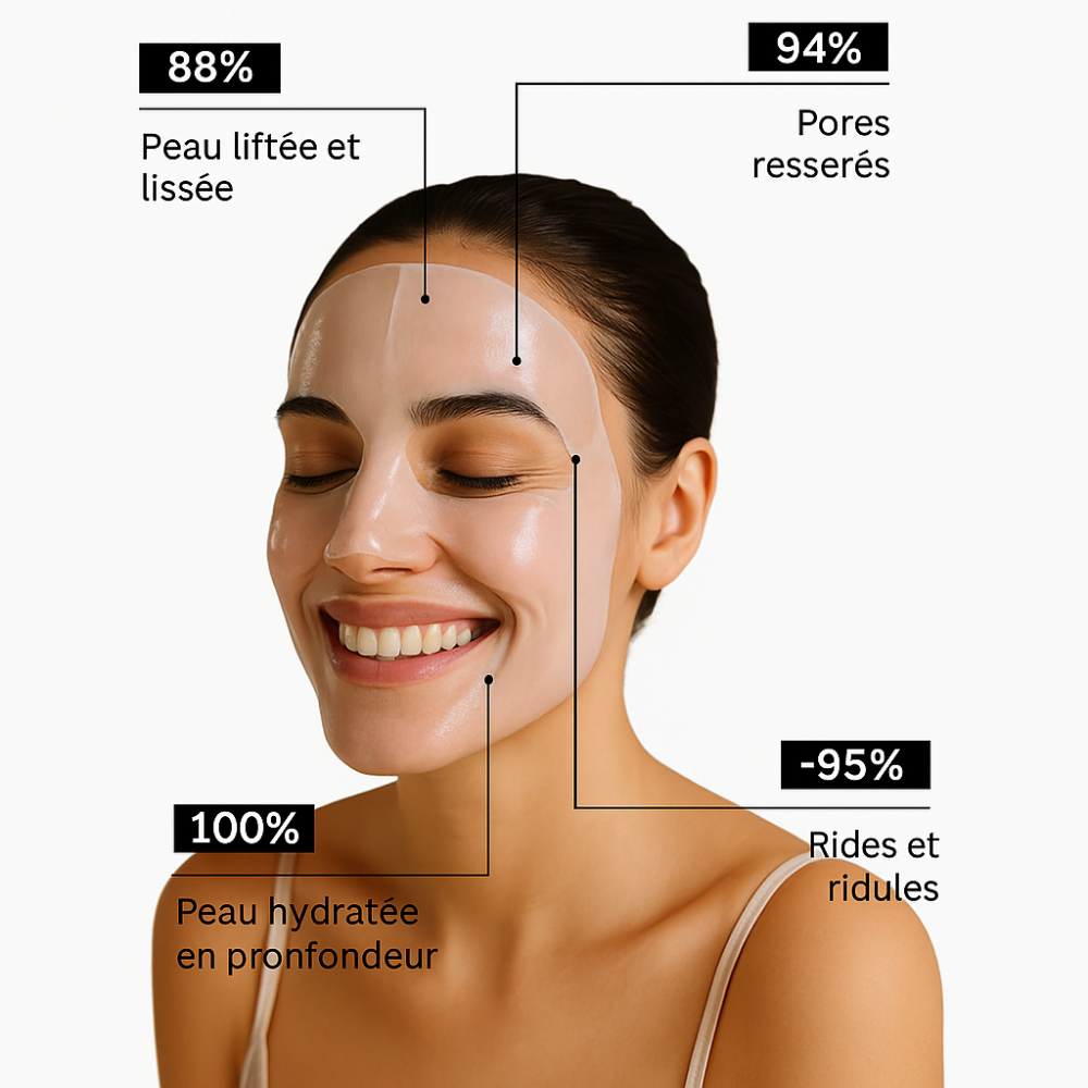 Masque coréen au bio-collagène